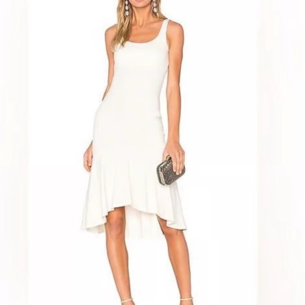 Amanda Uprichard Parker Cocktail Dress Ivory Small